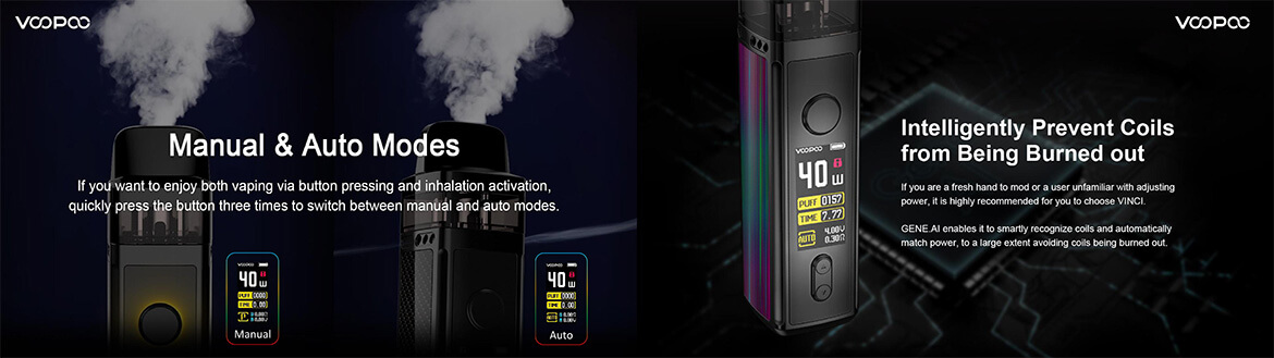 Voopoo VINCI  40W Pod Mod Elektronik Sigara