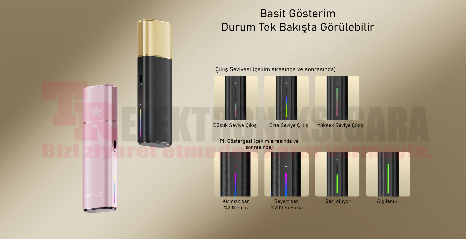 Voopoo Argus Klcy Pod Mod 30W Elektronik Sigara