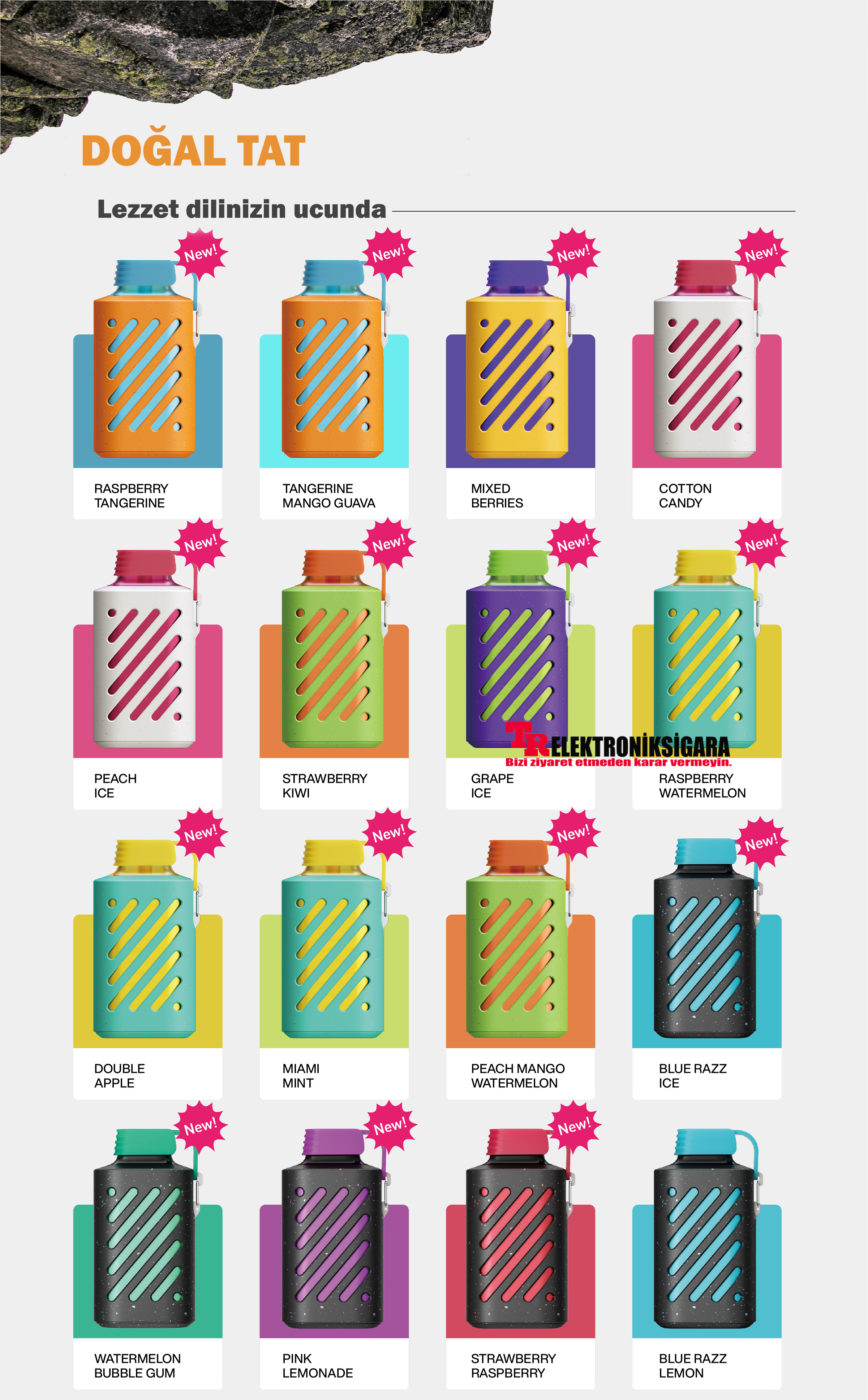 Vozol Gear 10000 Puff Bar %5 Nikotin Cool Mint