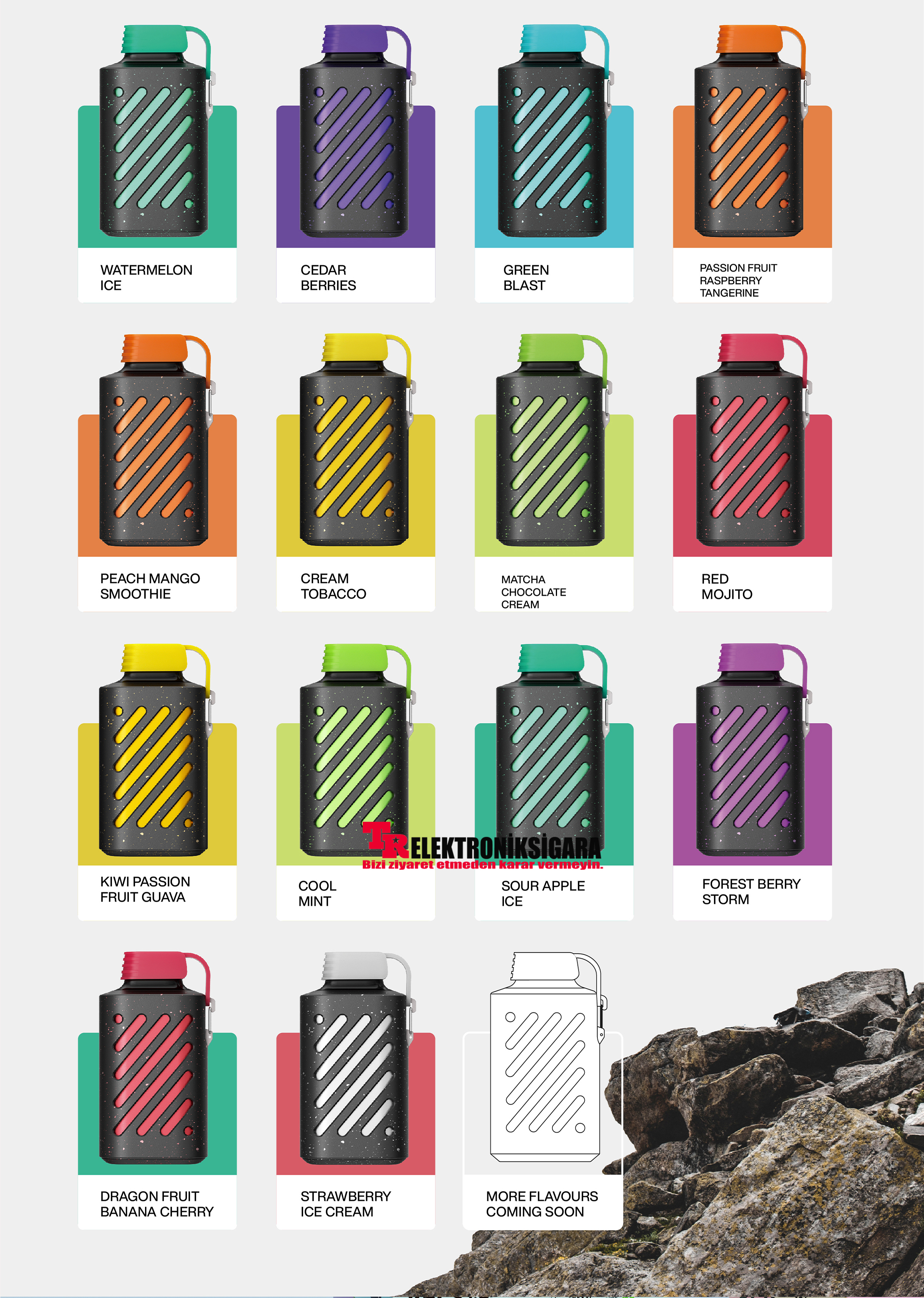 Vozol Gear 10000 Puff Bar %5 Nikotin Cool Mint