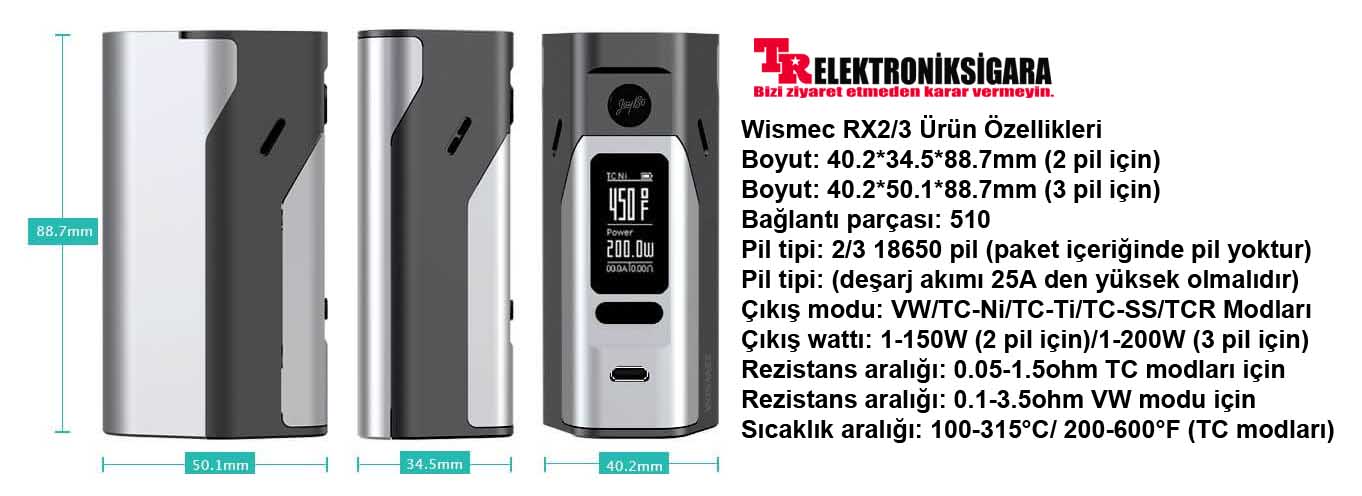 WISMEC Reuleaux RX2/3 Mod 